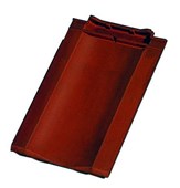 TONDACH CONTITON 12 (Stodo 12) taška ukončovací levá břidlicově černá glazura